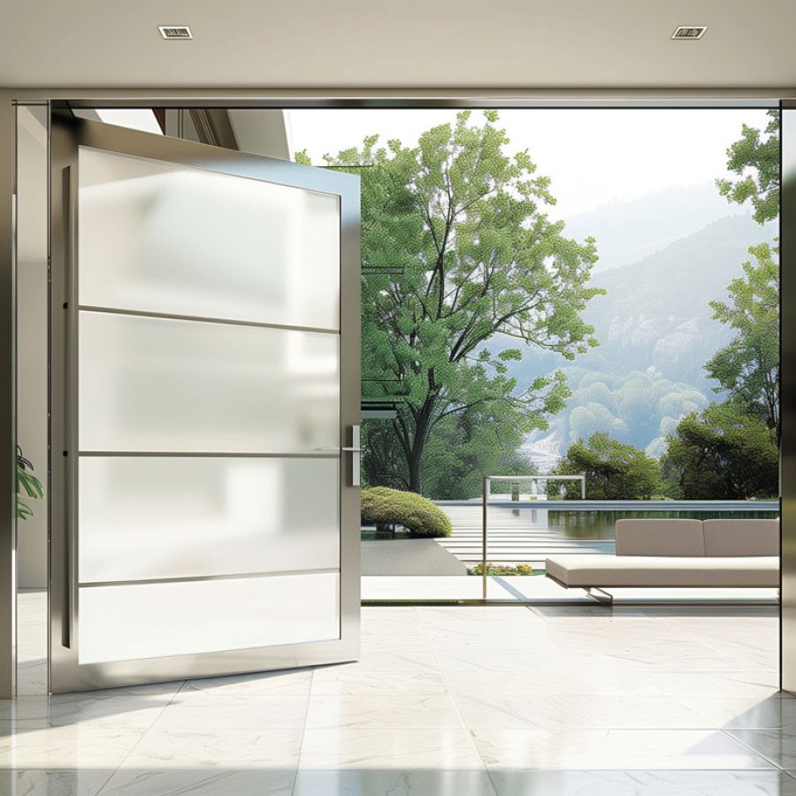 Pivot Glass Doors